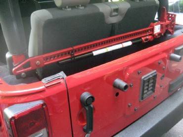 River Raider Cargo Area Hi-Lift Jack Mounts - Jeep JK