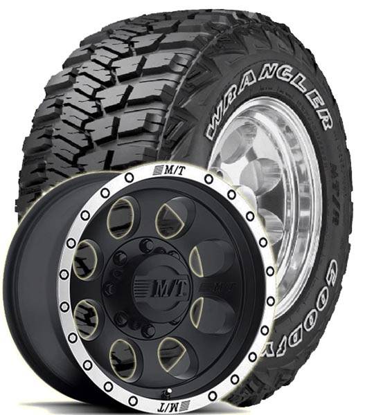 305/70R17 Goodyear MT/R on M/T Classic Baja Lock Wheels