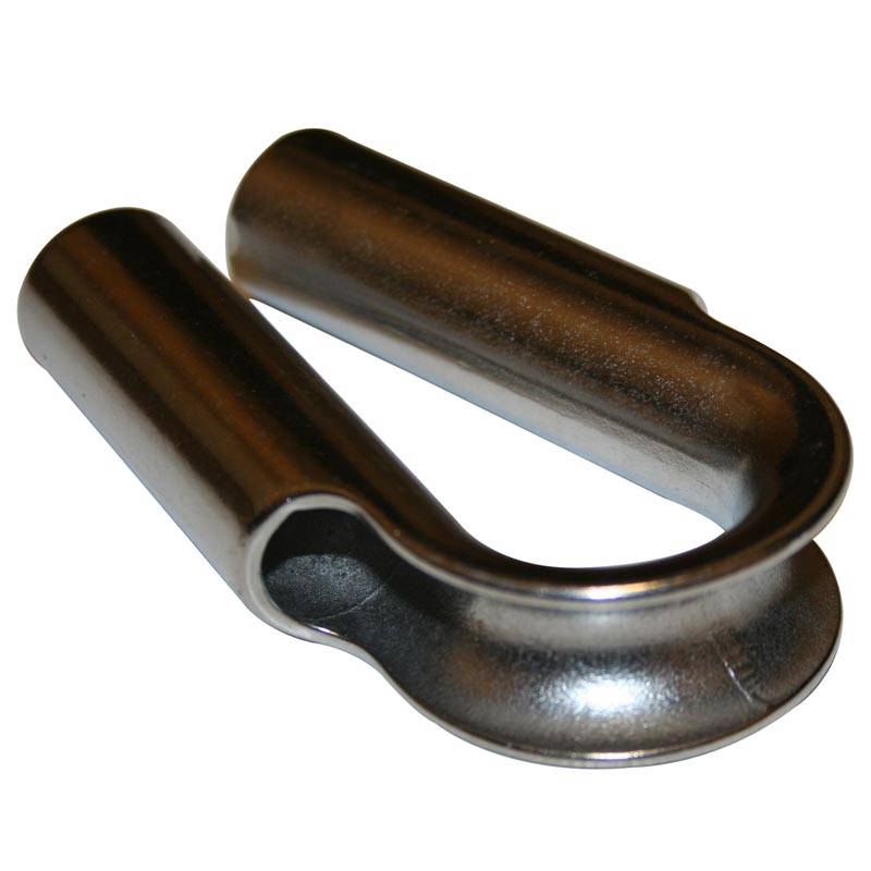 304 Stainless Steel Winch Rope Thimbles, Marine Grade Tube Thimble