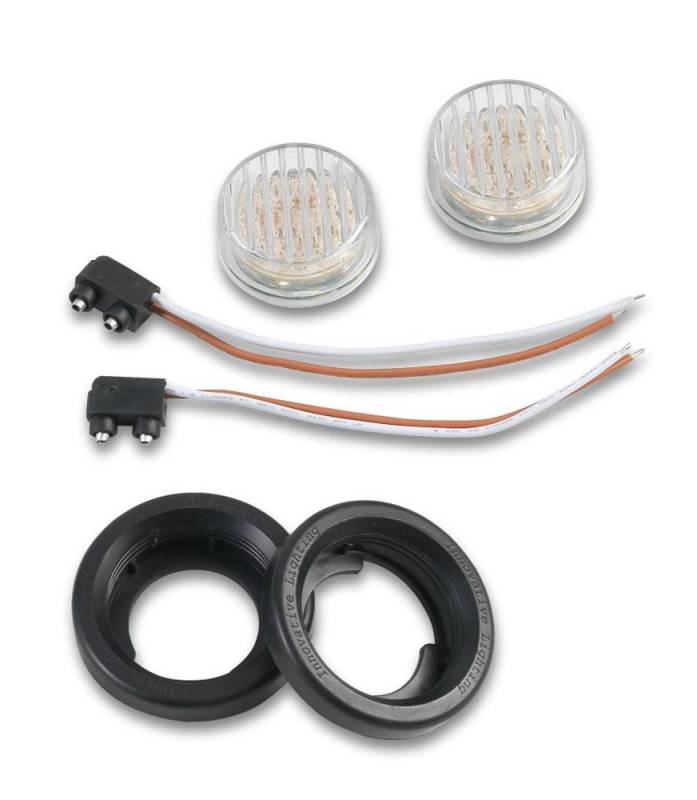 Warrior Products White 2 Round Led Reverse Lights Warrior Products White 2 Round Led