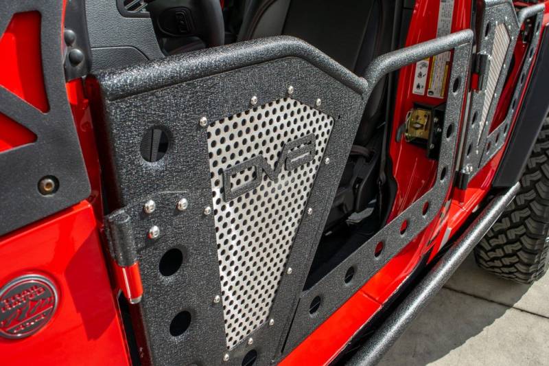 Jeep Jl Rock Door W Perforated Aluminum Mesh 18 Present Wrangler