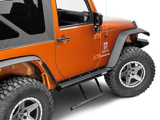 Rock Slide Next Gen Step Sliders - Jeep Wrangler JK 2 Door 2007-2018 -  Desert Rat