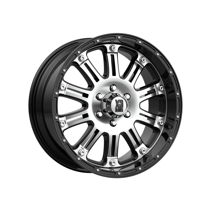 20 x 9 XD HOSS GLOSS BLACK MACHINED - 6X5.5 - 5.71