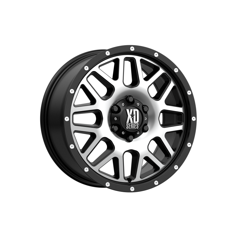 18 x 8 XD GRENADE SATIN BLACK W/ MACHINED FACE - 6X130 - 6