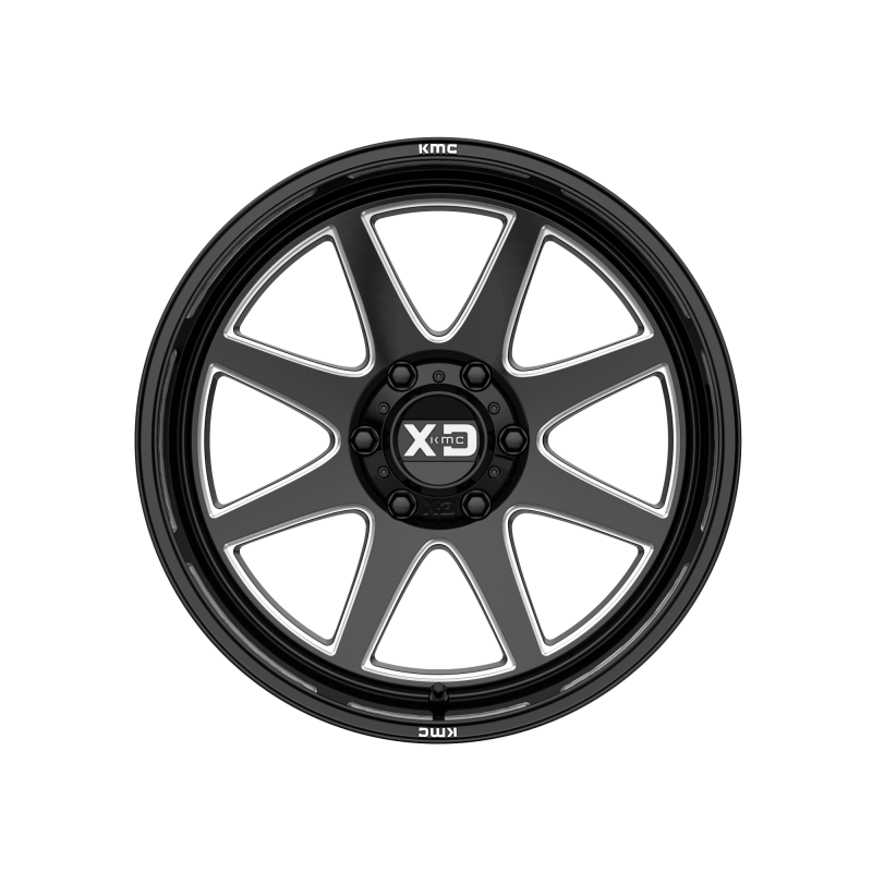 20 x 10 XD PIKE GLOSS BLACK MILLED - 6X5.5 - 4.79