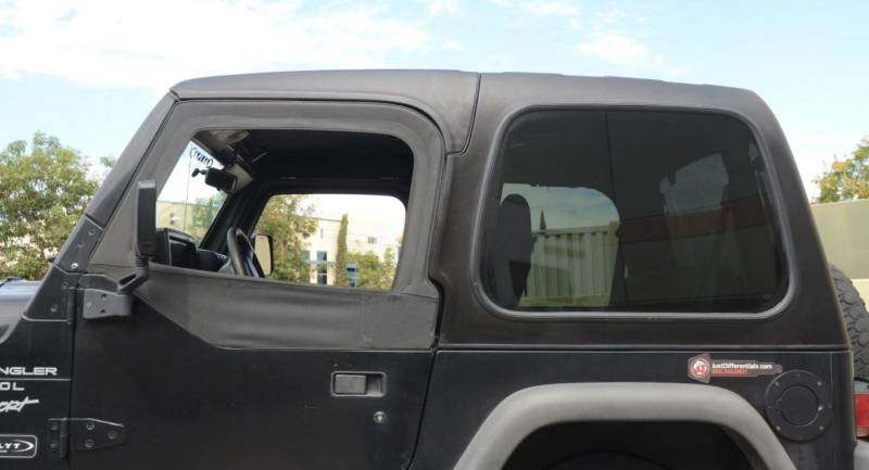 Jeep Hard Top Square Back 2-Piece for 2 Door 96-06 Jeep Wrangler TJ