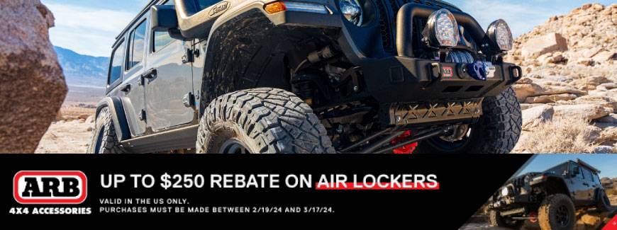 ARB Save up to $250 - Air Locker Promotion