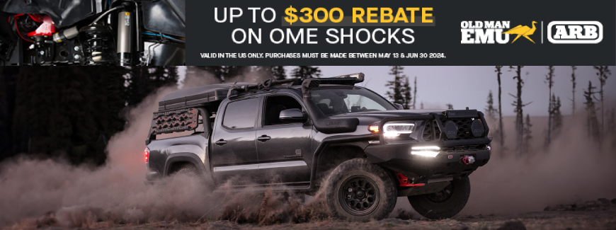 Old Man Emu Shock Rebate Save up to $300