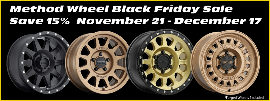 Method Wheel Black Friday Sale 15% OFF