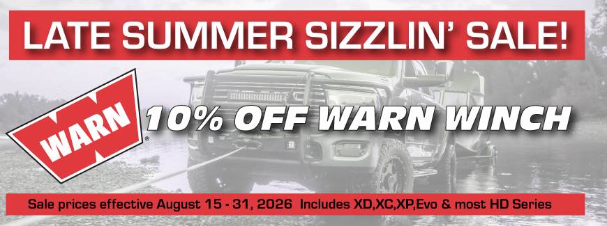 Warn Summer Sizzlin' Sale 2026