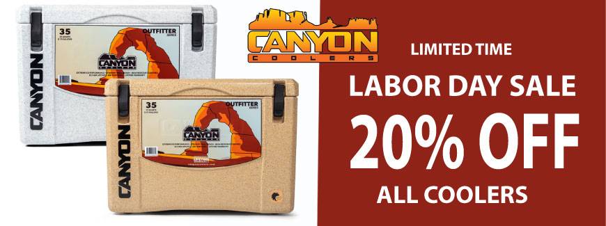 Canyon Cooler Labor Day 2026 - Save 20%