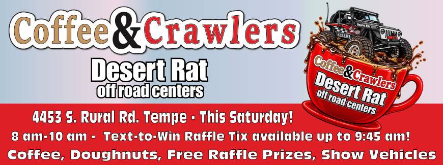 Coffee & Crawlers This Saturday!