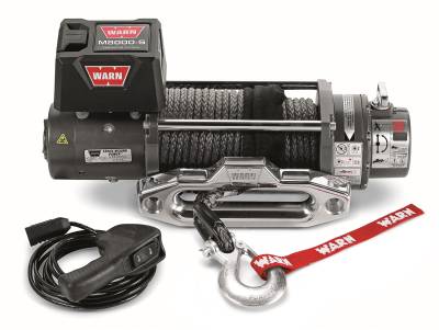 Warn - Warn M8000 8,000 Lb. Synthetic Line Self-Recovery Winch - 87800