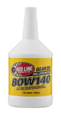 Red Line Oil - Red Line Synthetic Gear Oil - 80W140