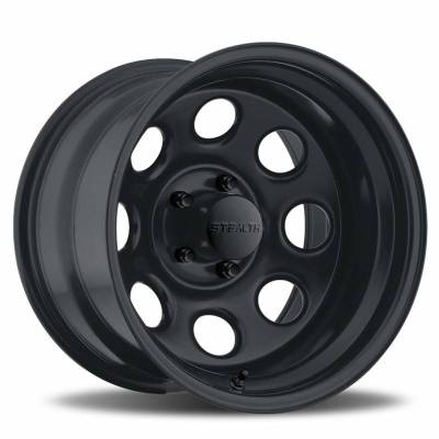 US Wheel - 15X7 Mountain Crawler 8 -  Satin Black -  6X5.5