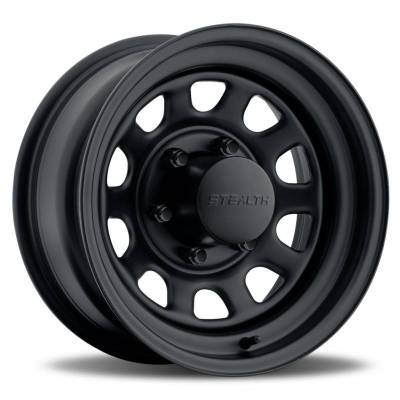 US Wheel - 15X10 Rock Crawler -  Satin Black -  6X5.5