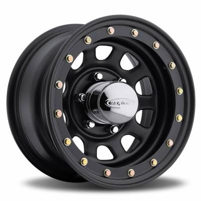 US Wheel - 16X10 Desert Crawler Beadlock -  Gloss Black -  8X6.5