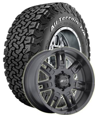 BF Goodrich - 37x12.50R17 BFG A/T KO2 on Mickey Thompson Sidebiter II Wheels