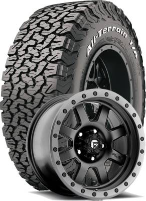 BF Goodrich - 275/70R17 BFG A/T KO2 on Fuel Trophy 551 Wheels