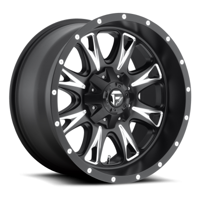 Fuel Wheel - 20x10 Fuel Throttle - Black Milled - 6x135 & 6x5.5