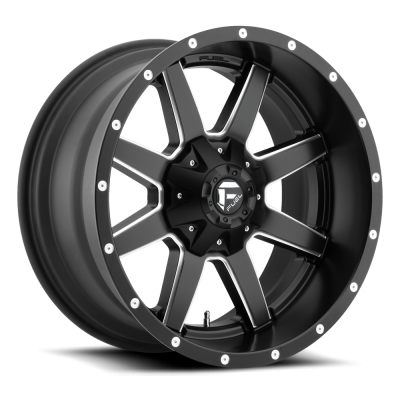 Fuel Wheel - 20x9 Fuel Maverick - Black Milled - 8x6.5