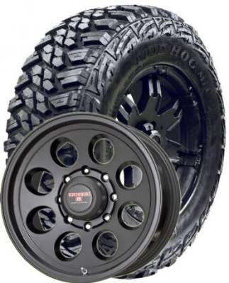 Kanati Tire - LT37/12.50R17 Kanati Mud Hog on Tracker II Black