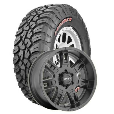 General Tire - LT265/70R17  General Grabber X3 SRL on M/T Sidebiter II Wheels