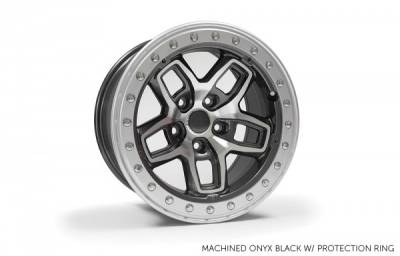 AEV - 17x8.5 AEV Borah - JK Wrangler - Onyx Black/Machined