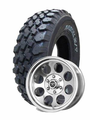 Nankang Tire - 285/70R17 Mudstar M/T on DR Aluminum Tracker II Polish Wheels