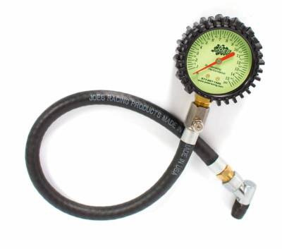 Joes Racing - Joe's 2.5" Glow-in-the-Dark Tire Pressure Gauge 0-60 PSI