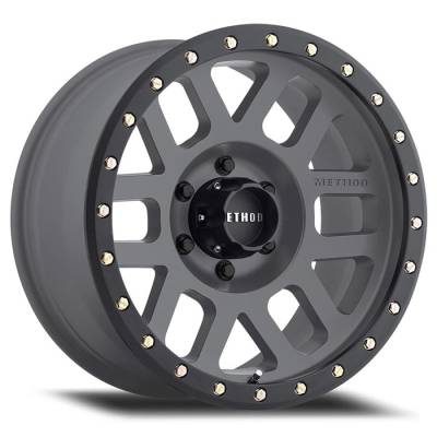 Method Racing Wheels - 17x8.5 Method Grid - Titanium/Black Street Loc - 6x5.5 4.75"BS