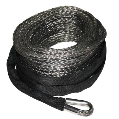 Bulldog Winch - Bulldog Synthetic Rope - 12mm x 80' Grey