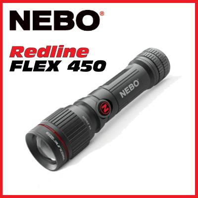 NEBO - Nebo Redline Flex Rechargeable 450+ Lumen LED Flashlight