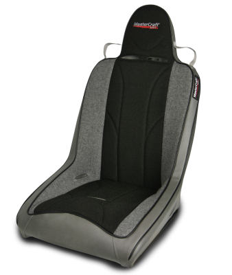 Mastercraft - Mastercraft Rubicon Fixed Headrest Suspension Seat - Smoke Grey & Black