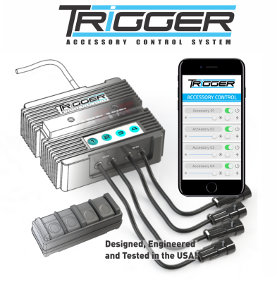 Trigger Bluetooth Switch - Trigger Original Bluetooth/RF Wireless Accessory Control Unit - 4 Circuit