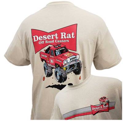 Desert Rat Logo Items - Desert Rat Honcho T-shirt - 2X Large, Sand
