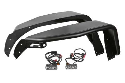 Fabtech - Fabtech FTS24212 Front Tube Fenders - Jeep JL & JT