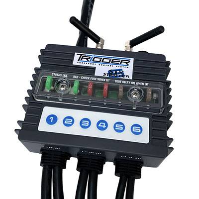 Trigger Bluetooth Switch - Trigger Six-Shooter Bluetooth/RF Wireless Accessory Control Unit - 6 Circuit