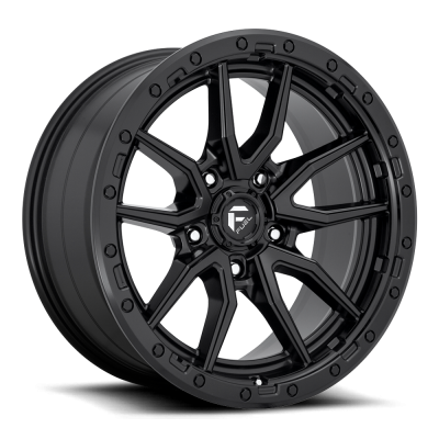 Fuel Wheel - 17 x 9  FUEL 1PC REBEL MATTE BLACK - 5X5.0 - 4.53 BS