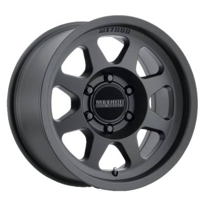 Method Racing Wheels - 17x9 Method MR701 Bead Grip - 6x5.5  4.6"BS - MATTE BLACK