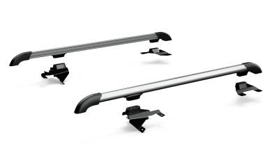 Tera-Flex Suspension - TeraFlex  JK 4dr: Nebo Roof Rack Main Rail Kit – Silver