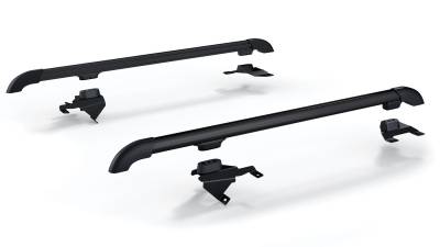 Tera-Flex Suspension - TeraFlex  JK 4dr: Nebo Roof Rack Main Rail Kit – Black