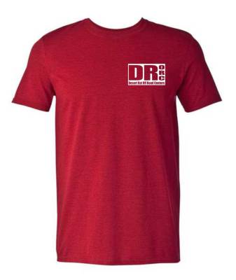 Desert Rat Logo Items - Desert Rat Off Road Centers T-Shirt - Red - X Large (XL)