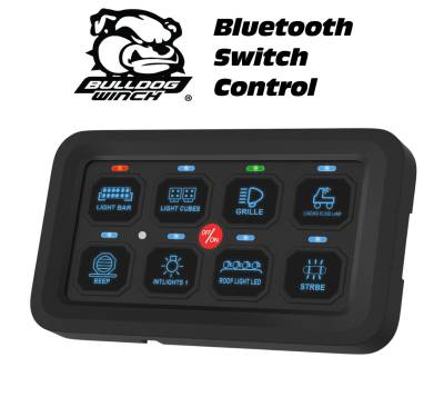 Bulldog Winch - Bulldog Control Unit - 8 Circuit Switch System - Bluetooth