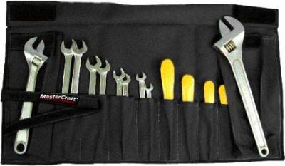 Mastercraft - Mastercraft 2 Pocket Tool Roll-up black