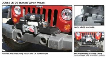 Bulldog Winch - Bulldog Jeep Wrangler JK Winch Bumper