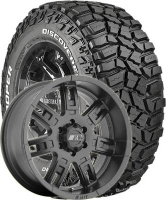 Cooper Tires - 33/12.50R15 Cooper Discoverer STT Pro on M/T Sidebiter II Wheels