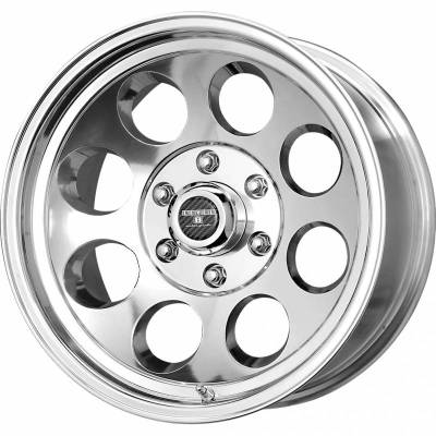 Desert Rattler Aluminum - 15x8 Desert Rattler Tracker II - Polished - 5x5.0