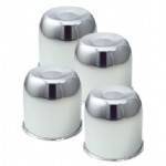 Gorilla Accessories - Hub Covers, Chrome, Any 5 or 6 Lug Wheel