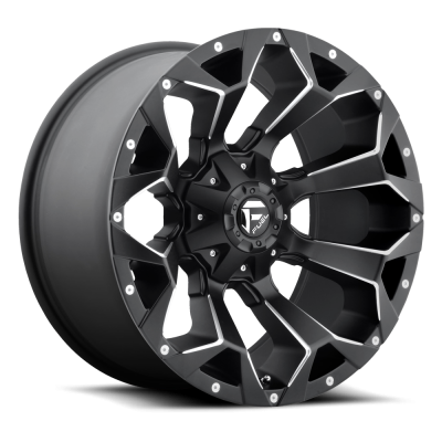 Fuel Wheel - 17x9 Fuel Assault - Black Milled - 5x4.5 & 5x5.0